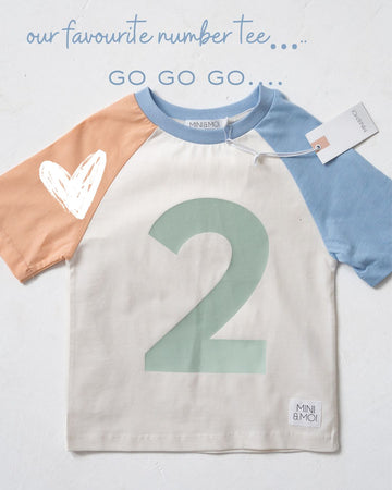 Our New Milestone Kids Number Tshirt!
