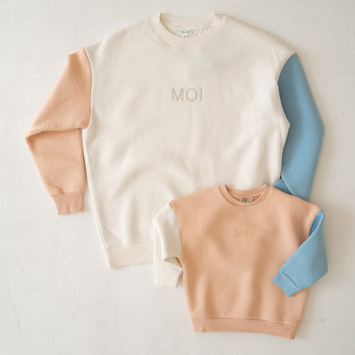 mini me sweater set
mum and kids matching outfits
mini me sweater set
mama and mini outfit
twinning with mummy
mummy and me sweaters
colour block oversized family sweatshirts
new baby shower gift