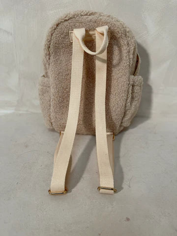 Mini 2025 beige backpack